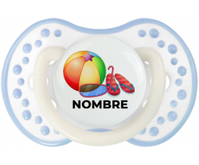 Juguetes de juguete máscara de globo y chancla de playa con nombre: Chupete lovi dynamic
