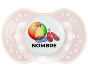 Juguetes de juguete máscara de globo y chancla de playa con nombre: Chupete lovi dynamic