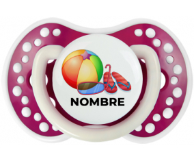 Juguetes de juguete máscara de globo y chancla de playa con nombre: Chupete lovi dynamic