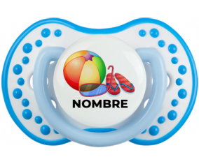 Juguetes de juguete máscara de globo y chancla de playa con nombre: Chupete lovi dynamic