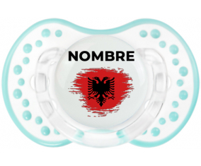 Efecto pincel de bandera Albania con nombre: Chupete lovi dynamic