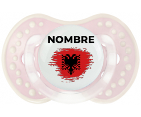 Efecto pincel de bandera Albania con nombre: Chupete lovi dynamic