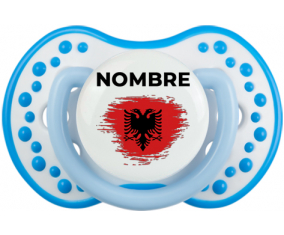 Efecto pincel de bandera Albania con nombre: Chupete lovi dynamic