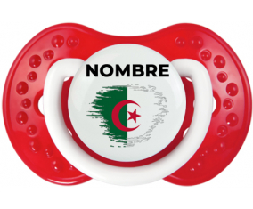 Bandera argelina efecto pincel con nombre: Chupete lovi dynamic