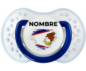 Bandera de pincel de Samoa Americana con nombre: Chupete lovi dynamic