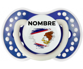 Bandera de pincel de Samoa Americana con nombre: Chupete lovi dynamic