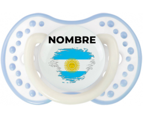 Bandera argentina de efecto pincel con nombre: Chupete lovi dynamic