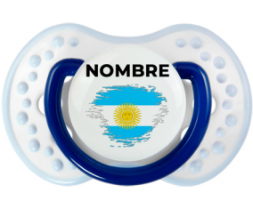 Bandera argentina de efecto pincel con nombre: Chupete lovi dynamic