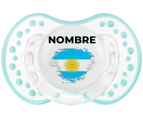 Bandera argentina de efecto pincel con nombre: Chupete lovi dynamic