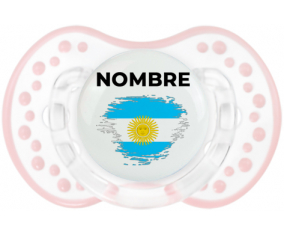 Bandera argentina de efecto pincel con nombre: Chupete lovi dynamic