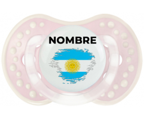 Bandera argentina de efecto pincel con nombre: Chupete lovi dynamic