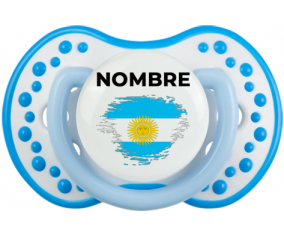 Bandera argentina de efecto pincel con nombre: Chupete lovi dynamic
