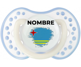 Bandera del efecto pincel Aruba con nombre: Chupete lovi dynamic