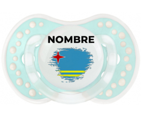Bandera del efecto pincel Aruba con nombre: Chupete lovi dynamic