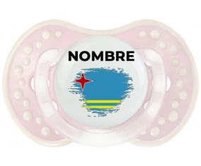 Bandera del efecto pincel Aruba con nombre: Chupete lovi dynamic
