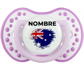 Bandera del efecto pincel de Australia con nombre: Chupete lovi dynamic