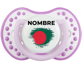 Bandera del efecto pincel de Bangladesh con nombre: Chupete lovi dynamic