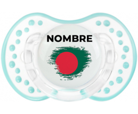 Bandera del efecto pincel de Bangladesh con nombre: Chupete lovi dynamic