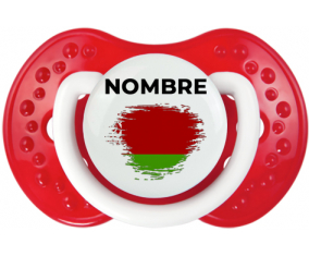 Bandera de efecto pincel bielorruso con nombre: Chupete lovi dynamic