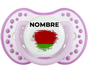 Bandera de efecto pincel bielorruso con nombre: Chupete lovi dynamic