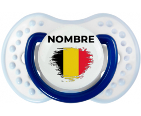 Efecto pincel de bandera Bélgica con nombre: Chupete lovi dynamic
