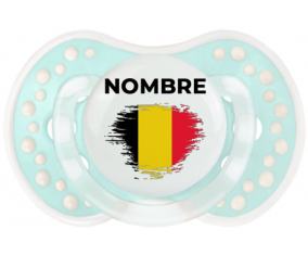 Efecto pincel de bandera Bélgica con nombre: Chupete lovi dynamic