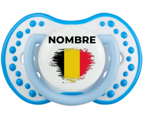 Efecto pincel de bandera Bélgica con nombre: Chupete lovi dynamic
