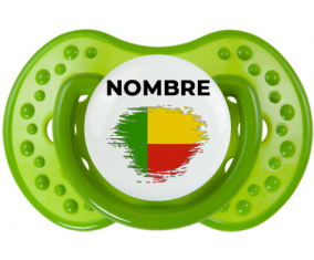 Bandera del efecto pincel Benin con nombre: Chupete lovi dynamic