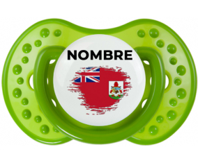 Bandera del efecto pincel de las Bermudas con nombre: Chupete lovi dynamic personnalisée