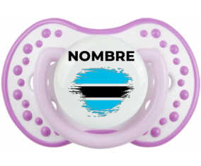 Bandera del efecto pincel Bostwana con nombre: Chupete lovi dynamic