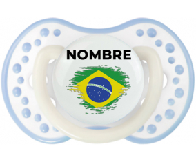Bandera del efecto pincel de Brasil con nombre: Chupete lovi dynamic