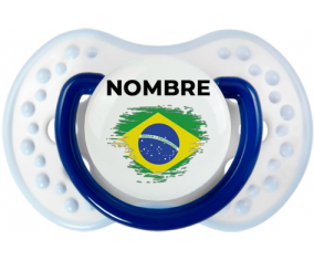 Bandera del efecto pincel de Brasil con nombre: Chupete lovi dynamic