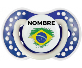 Bandera del efecto pincel de Brasil con nombre: Chupete lovi dynamic
