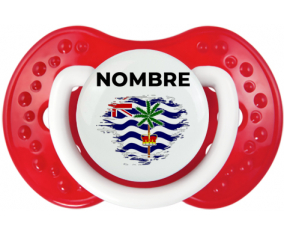 Efecto cepillo de bandera Territorio británico del Océano Índico con nombre: Chupete lovi dynamic