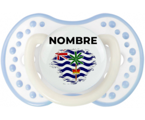 Efecto cepillo de bandera Territorio británico del Océano Índico con nombre: Chupete lovi dynamic