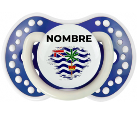 Efecto cepillo de bandera Territorio británico del Océano Índico con nombre: Chupete lovi dynamic