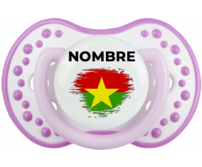 Bandera del efecto pincel de Burkina Faso con nombre: Chupete lovi dynamic