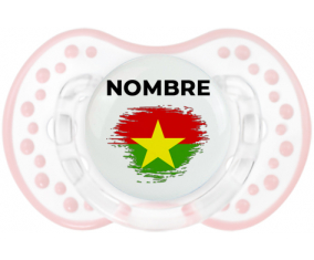 Bandera del efecto pincel de Burkina Faso con nombre: Chupete lovi dynamic