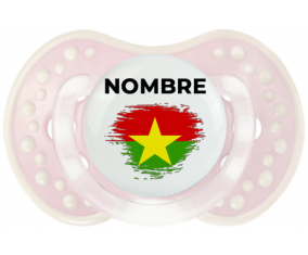 Bandera del efecto pincel de Burkina Faso con nombre: Chupete lovi dynamic