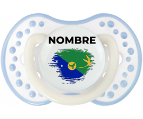 Efecto cepillo de bandera Isla de Navidad con nombre: Chupete lovi dynamic