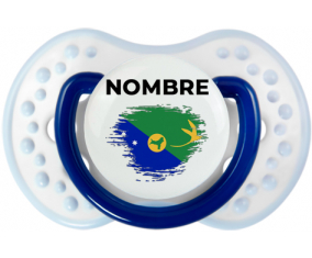 Efecto cepillo de bandera Isla de Navidad con nombre: Chupete lovi dynamic