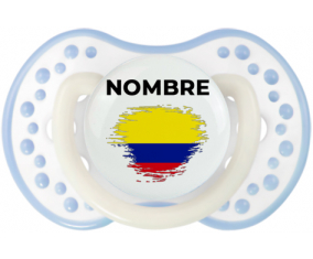 Bandera colombiana con efecto pincel con nombre: Chupete lovi dynamic