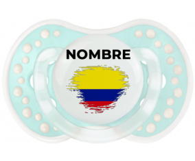 Bandera colombiana con efecto pincel con nombre: Chupete lovi dynamic
