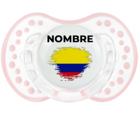 Bandera colombiana con efecto pincel con nombre: Chupete lovi dynamic