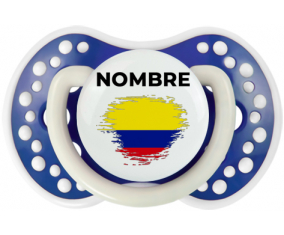 Bandera colombiana con efecto pincel con nombre: Chupete lovi dynamic