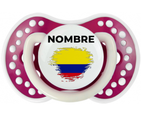 Bandera colombiana con efecto pincel con nombre: Chupete lovi dynamic