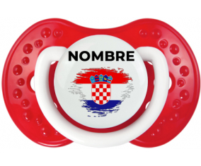 Bandera del efecto pincel de Croacia con nombre: Chupete lovi dynamic