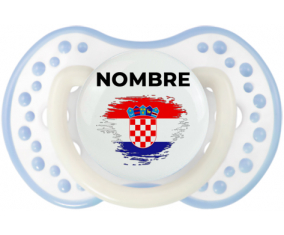 Bandera del efecto pincel de Croacia con nombre: Chupete lovi dynamic
