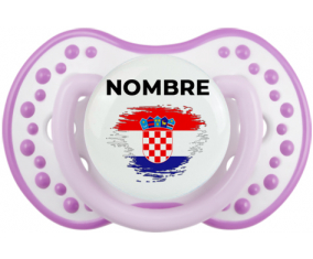 Bandera del efecto pincel de Croacia con nombre: Chupete lovi dynamic