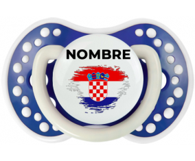 Bandera del efecto pincel de Croacia con nombre: Chupete lovi dynamic